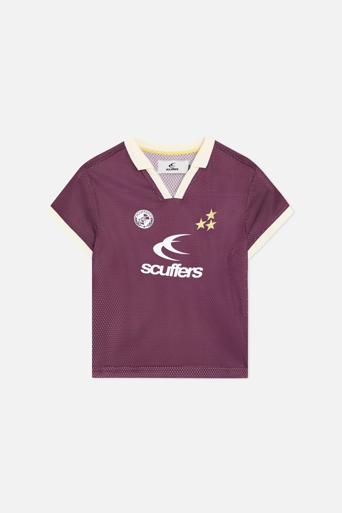 Podio superior burdeos