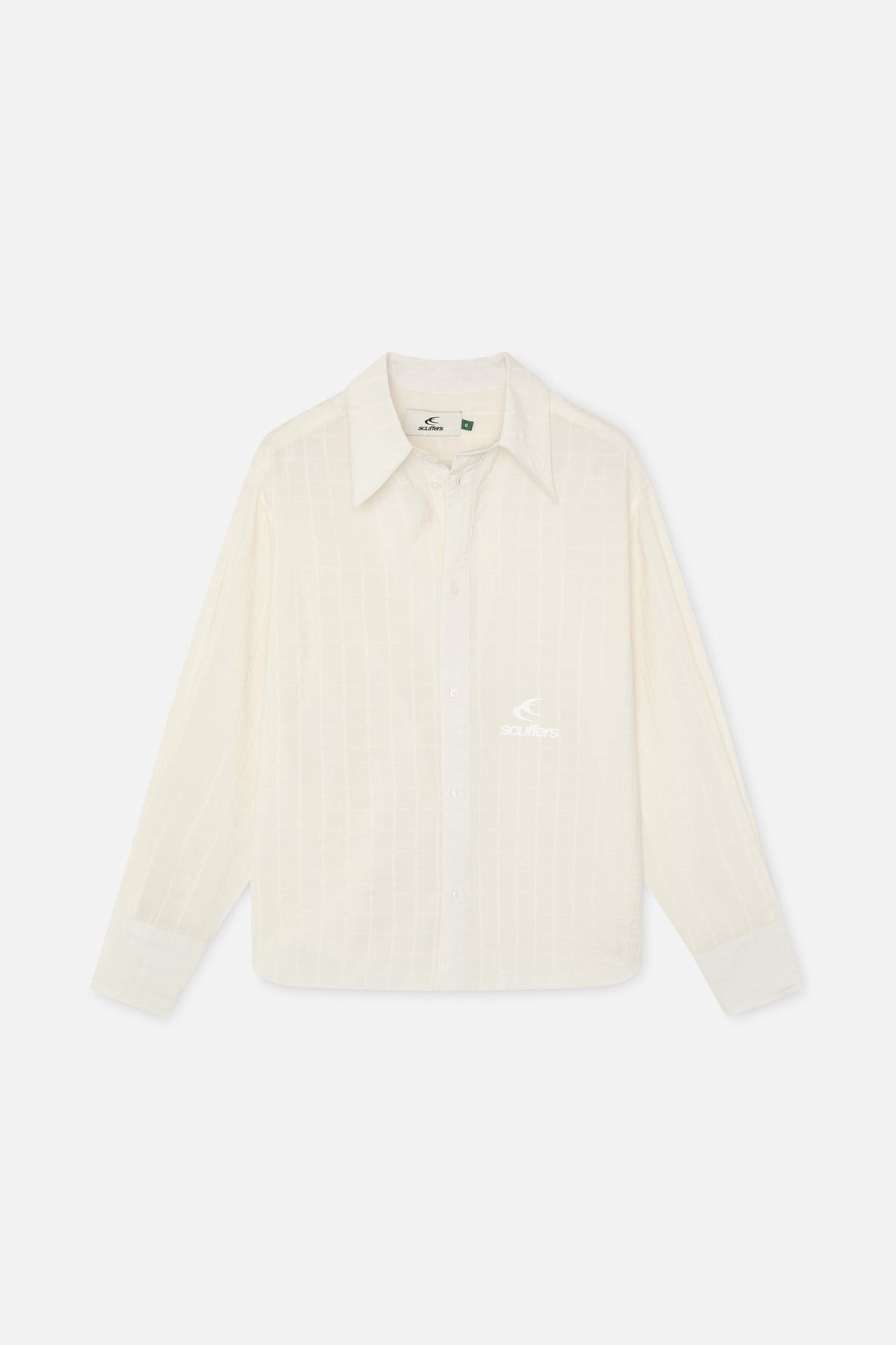 Camisa color crudo de verano de los años 70