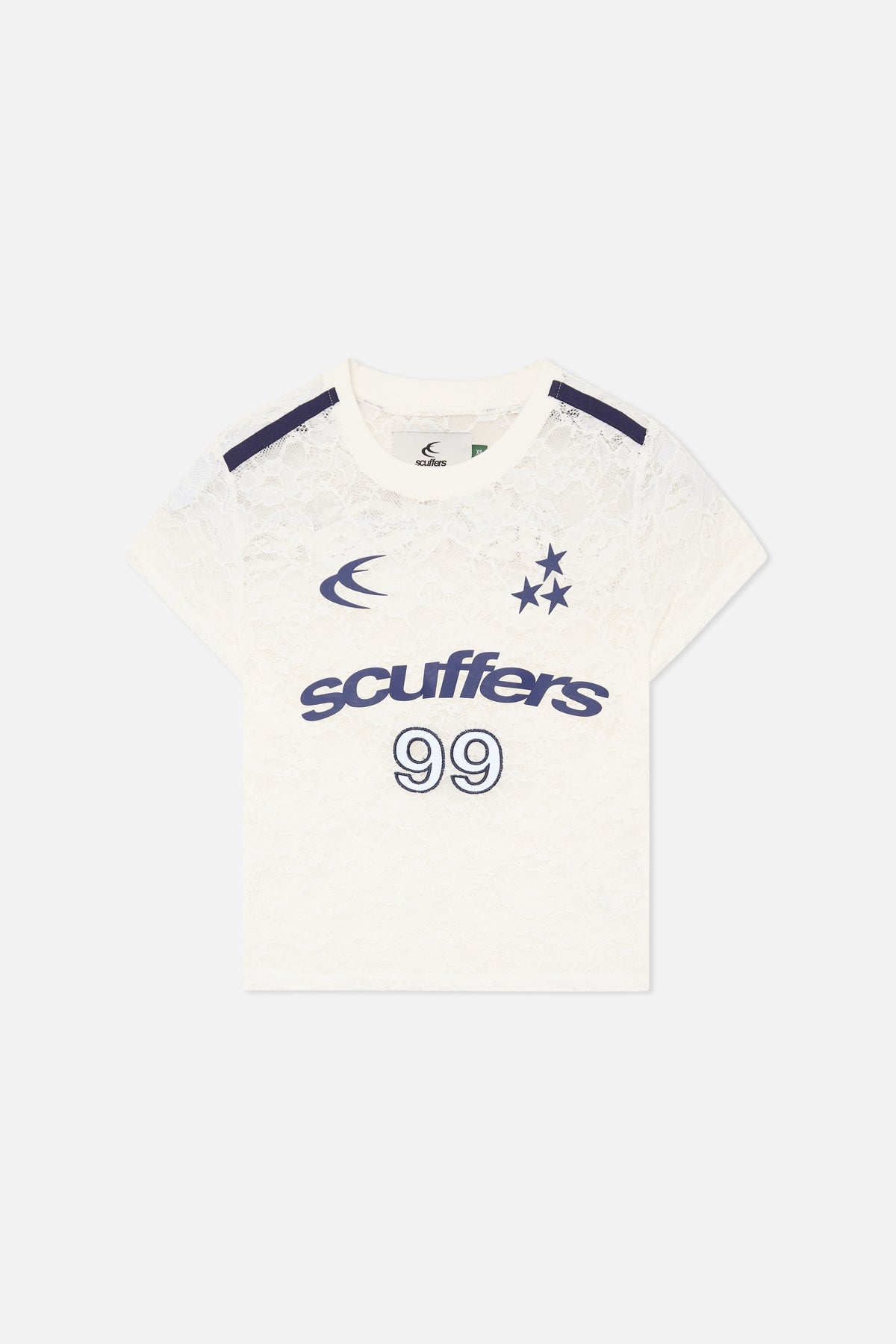 99 Top blanco de encaje