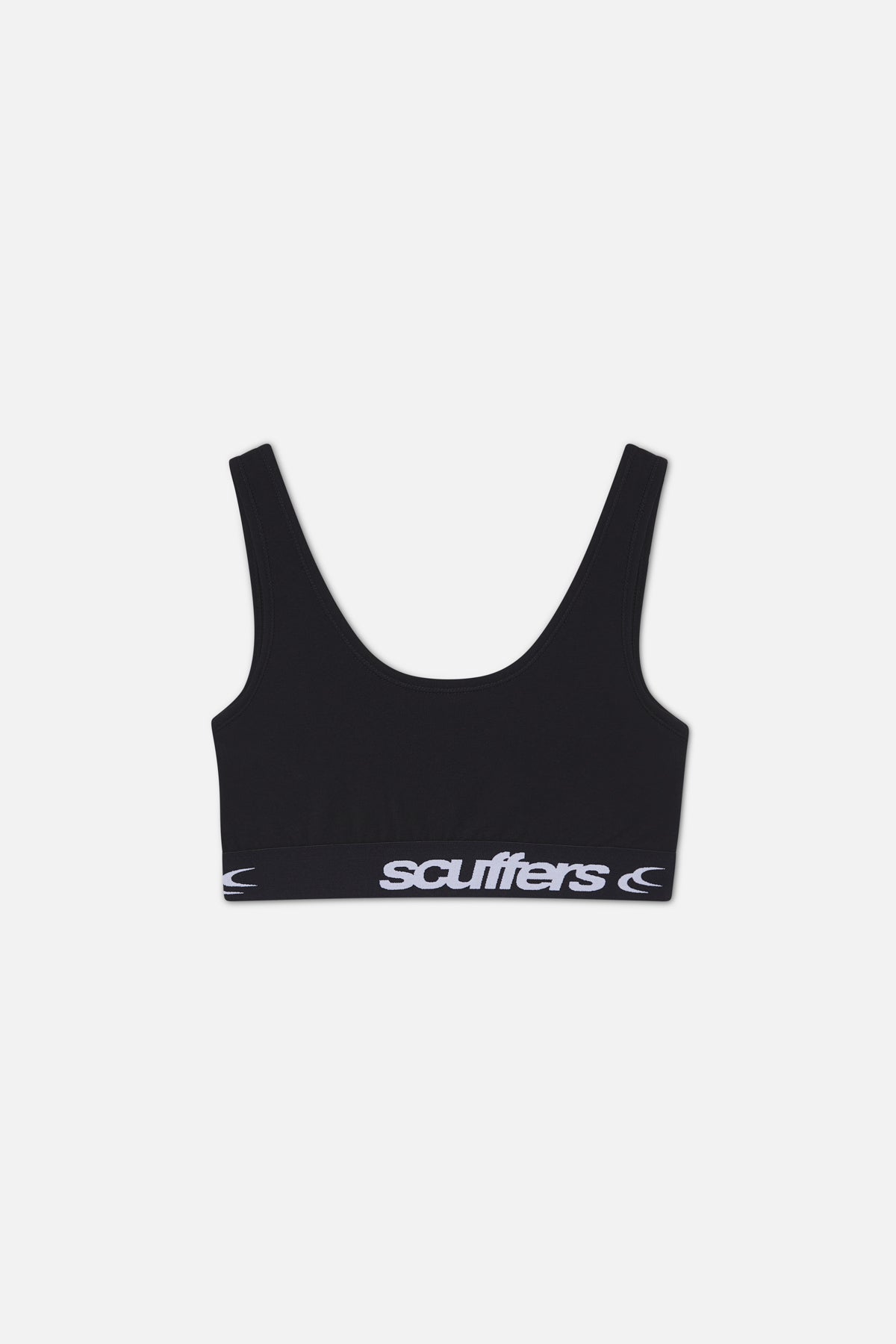 Top de ropa interior negra