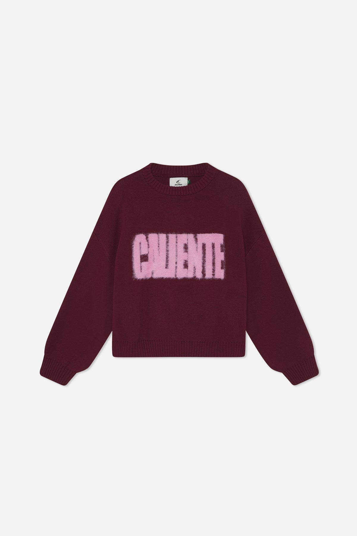 Caliente Burgundy Knit