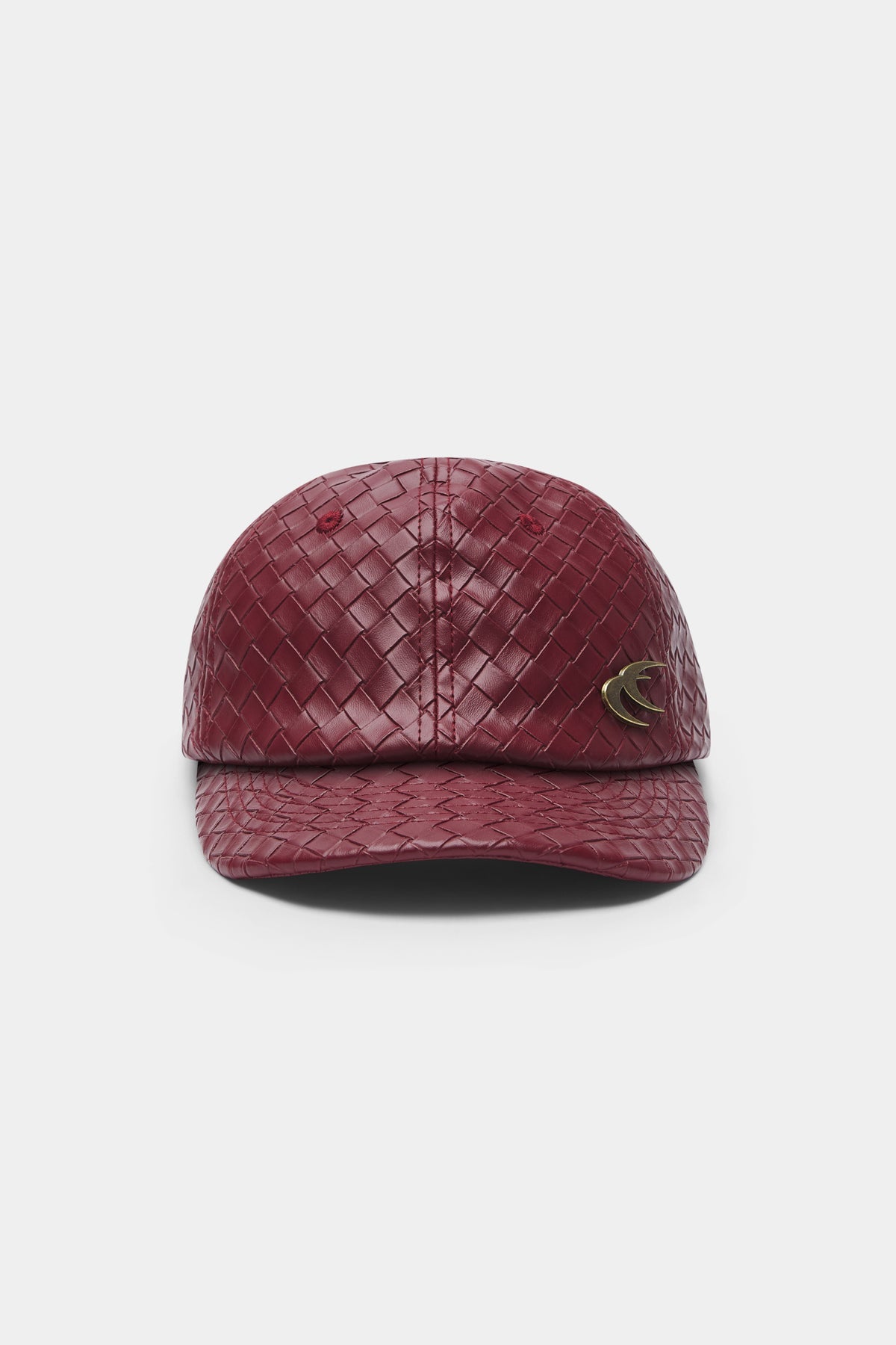 Gorra campestre color burdeos