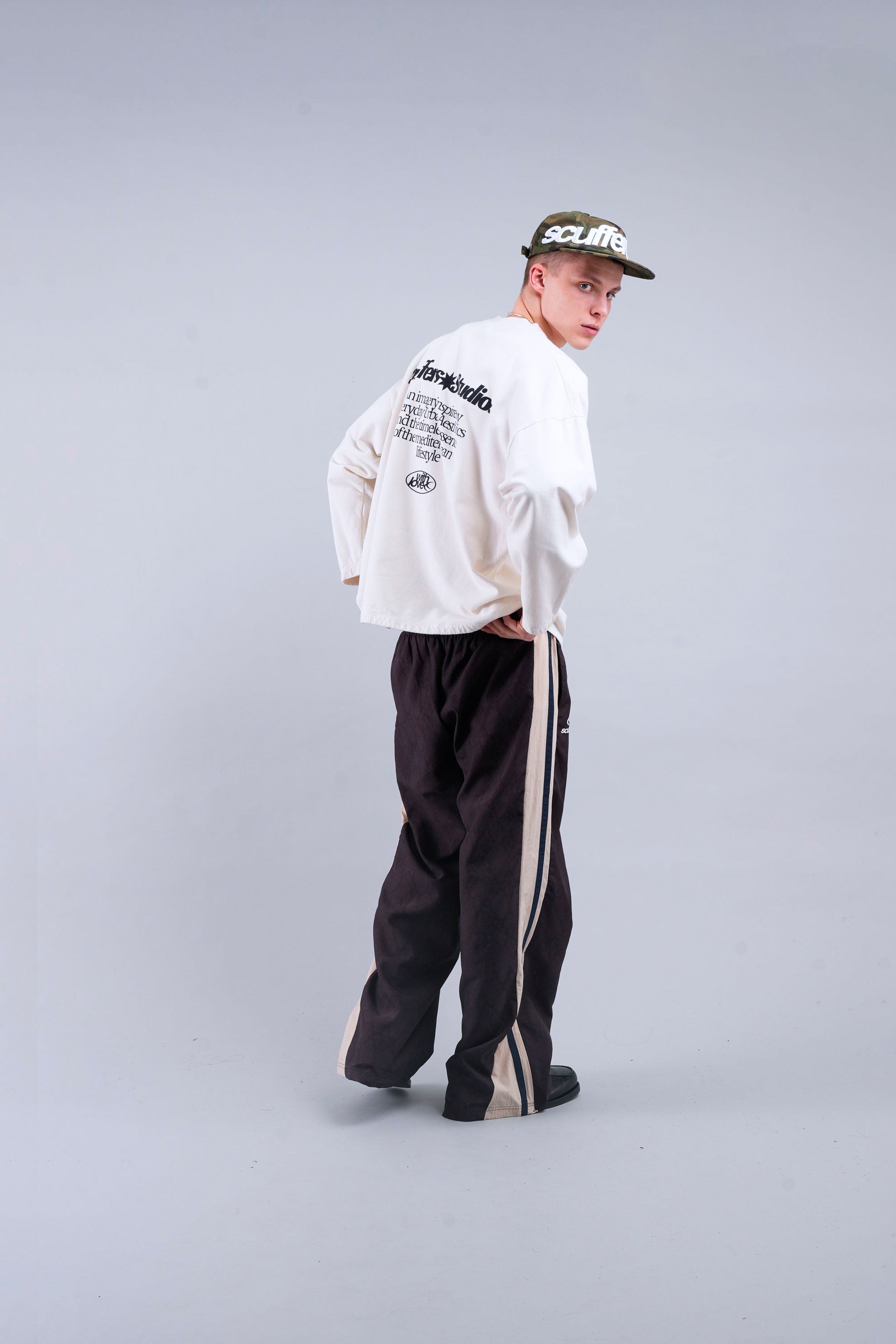 Sudadera Imagery Ecru