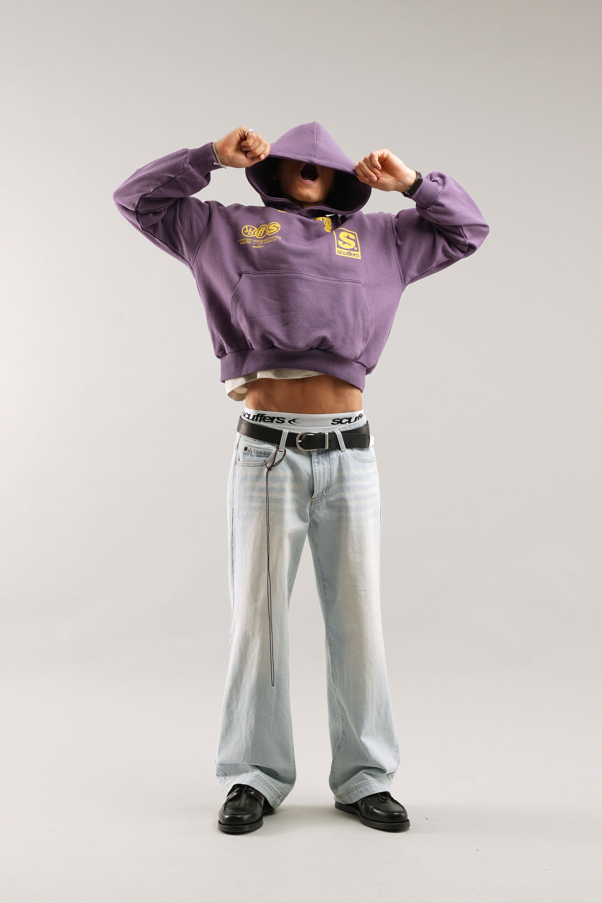 Sudadera morada New Age