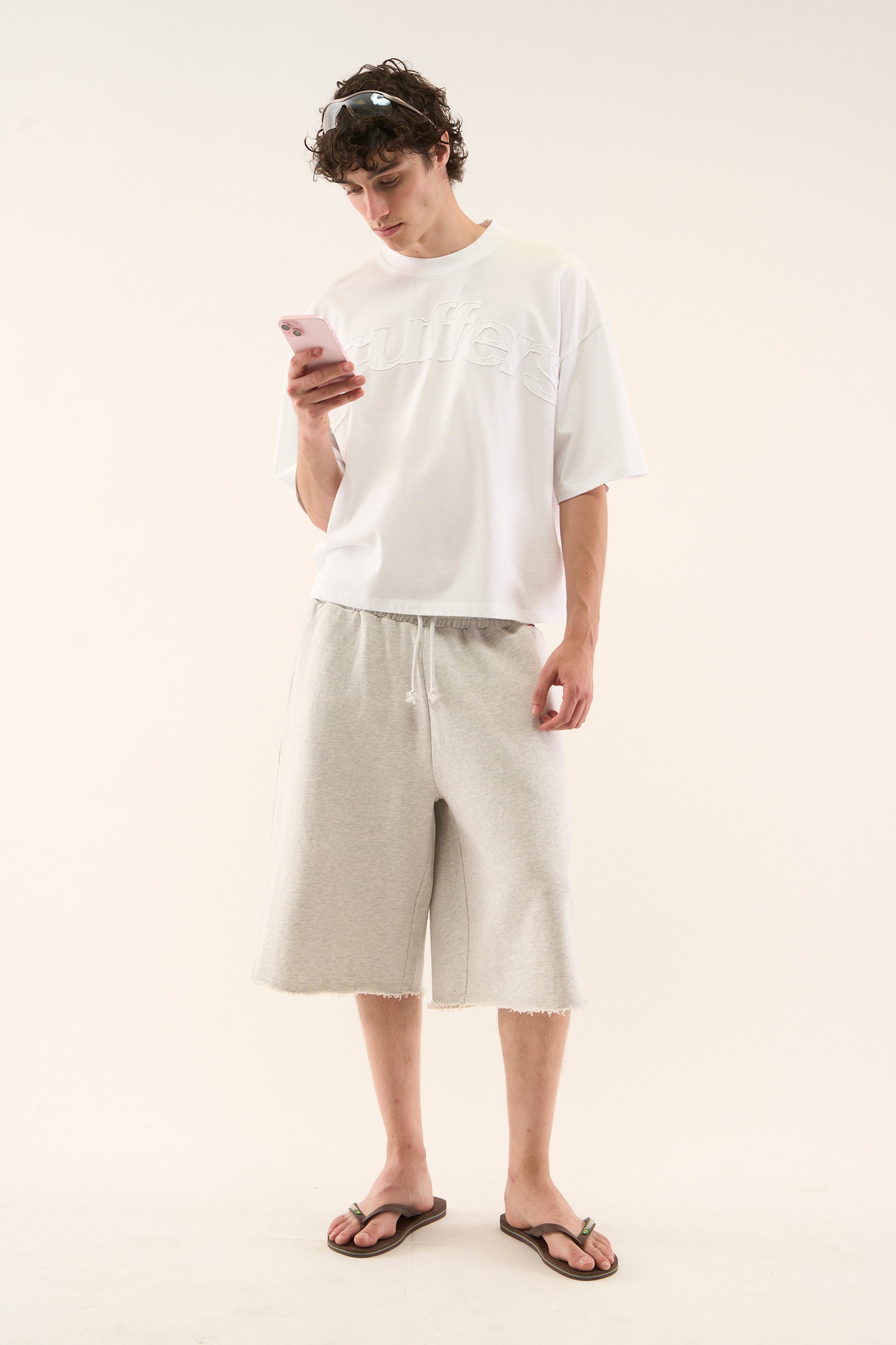 Camiseta blanca cruda