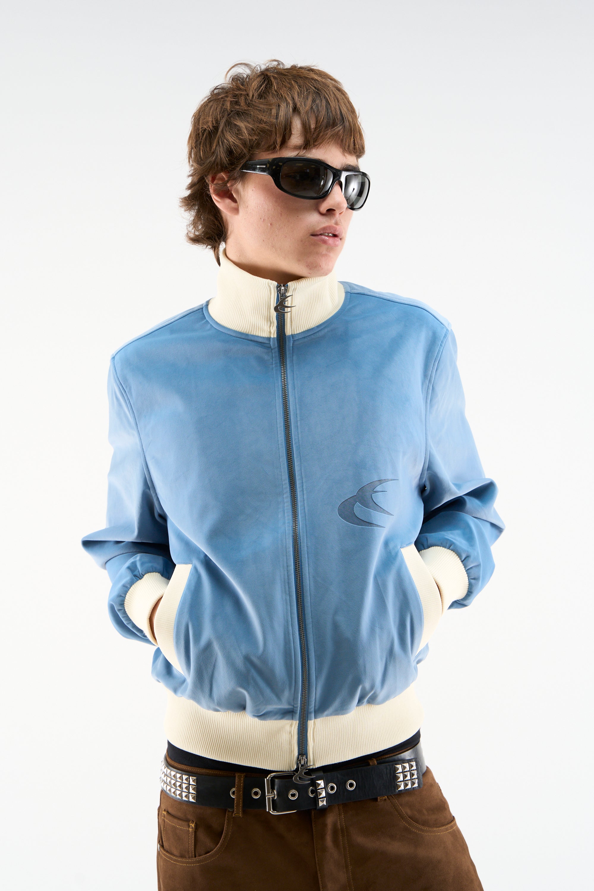 Cremallera azul nieve