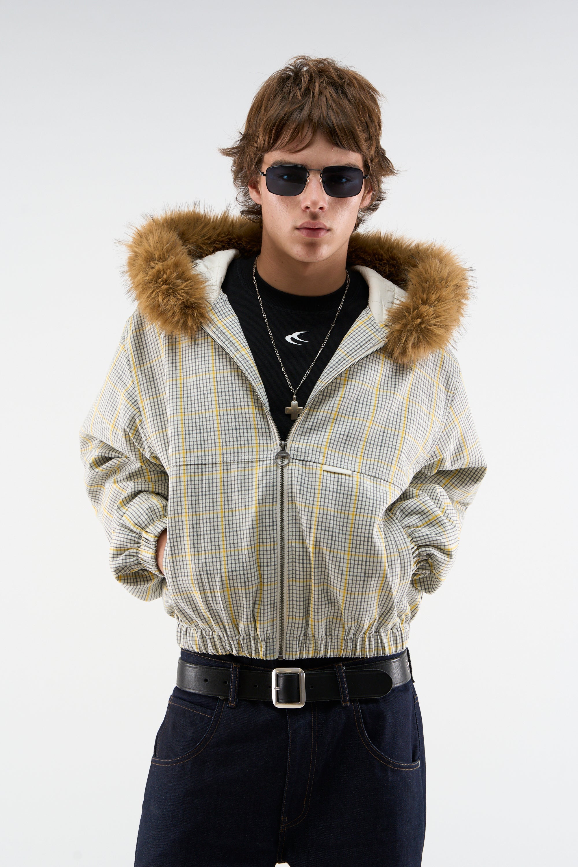 Chaqueta de trabajo a cuadros