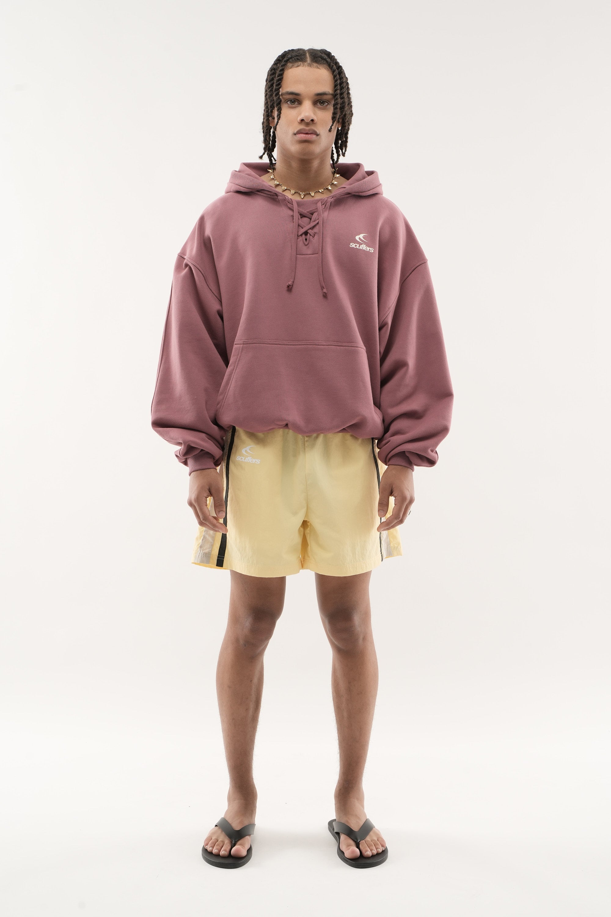 Sudadera con capucha burdeos para niños o niñas