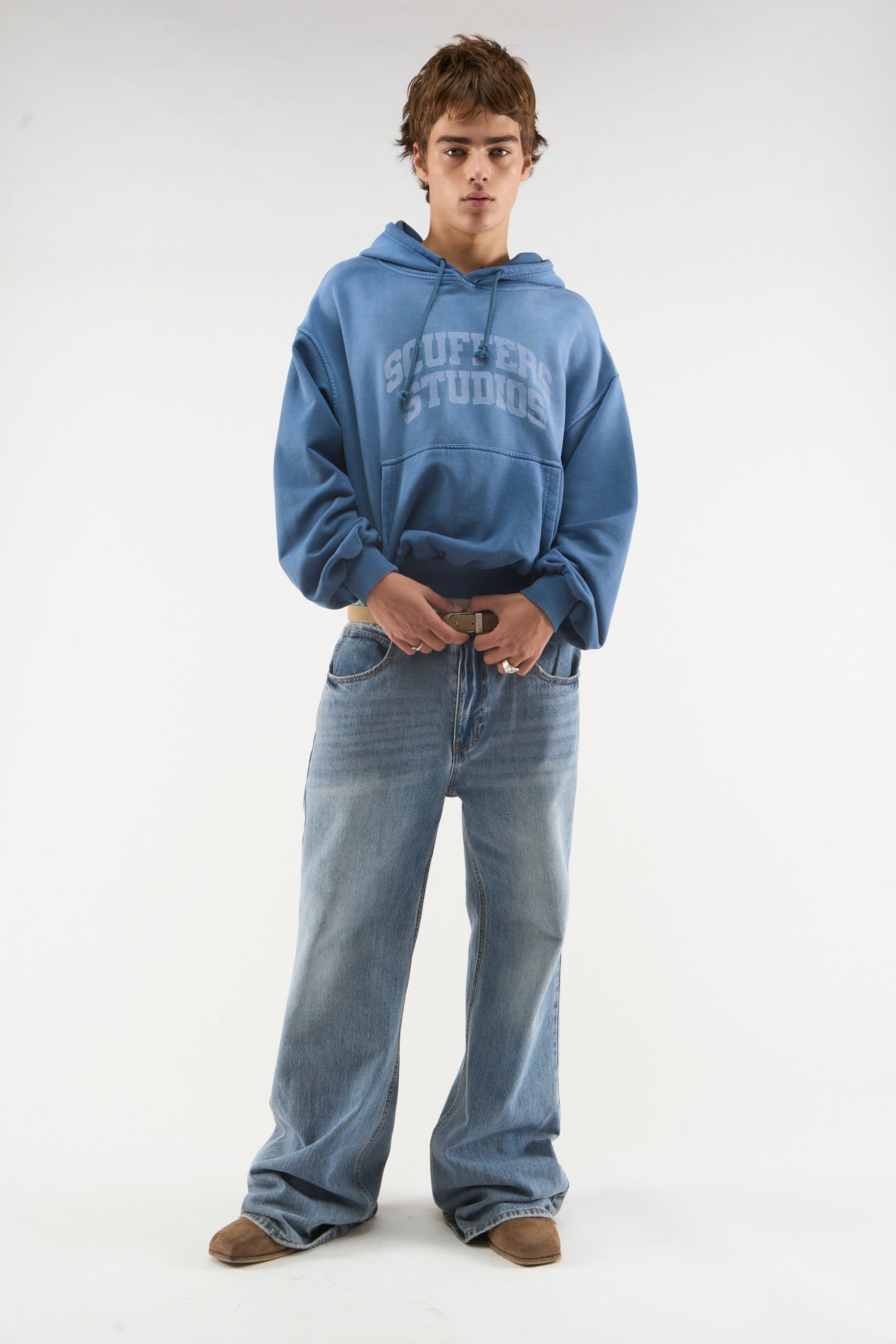 Sudadera con capucha azul de Locker