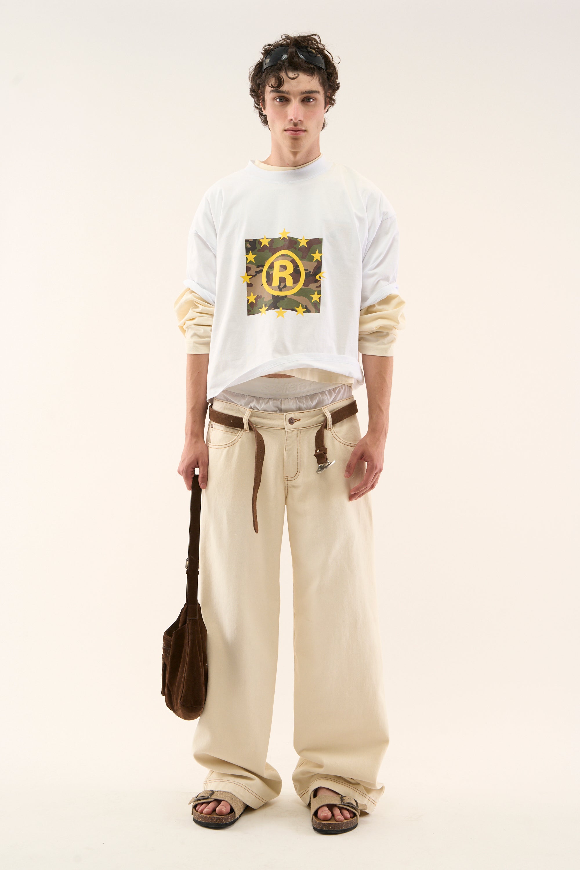 Pantalones Carrie color crudo