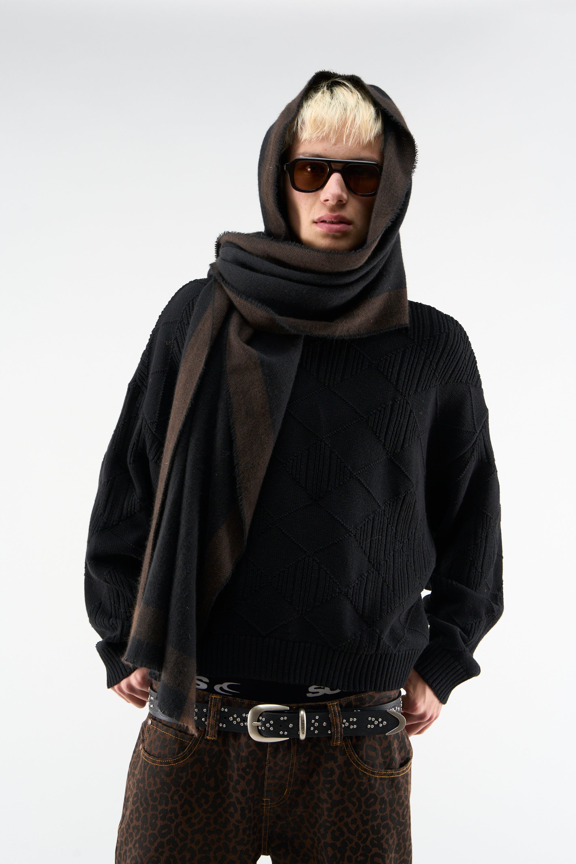 Martine Black Knit