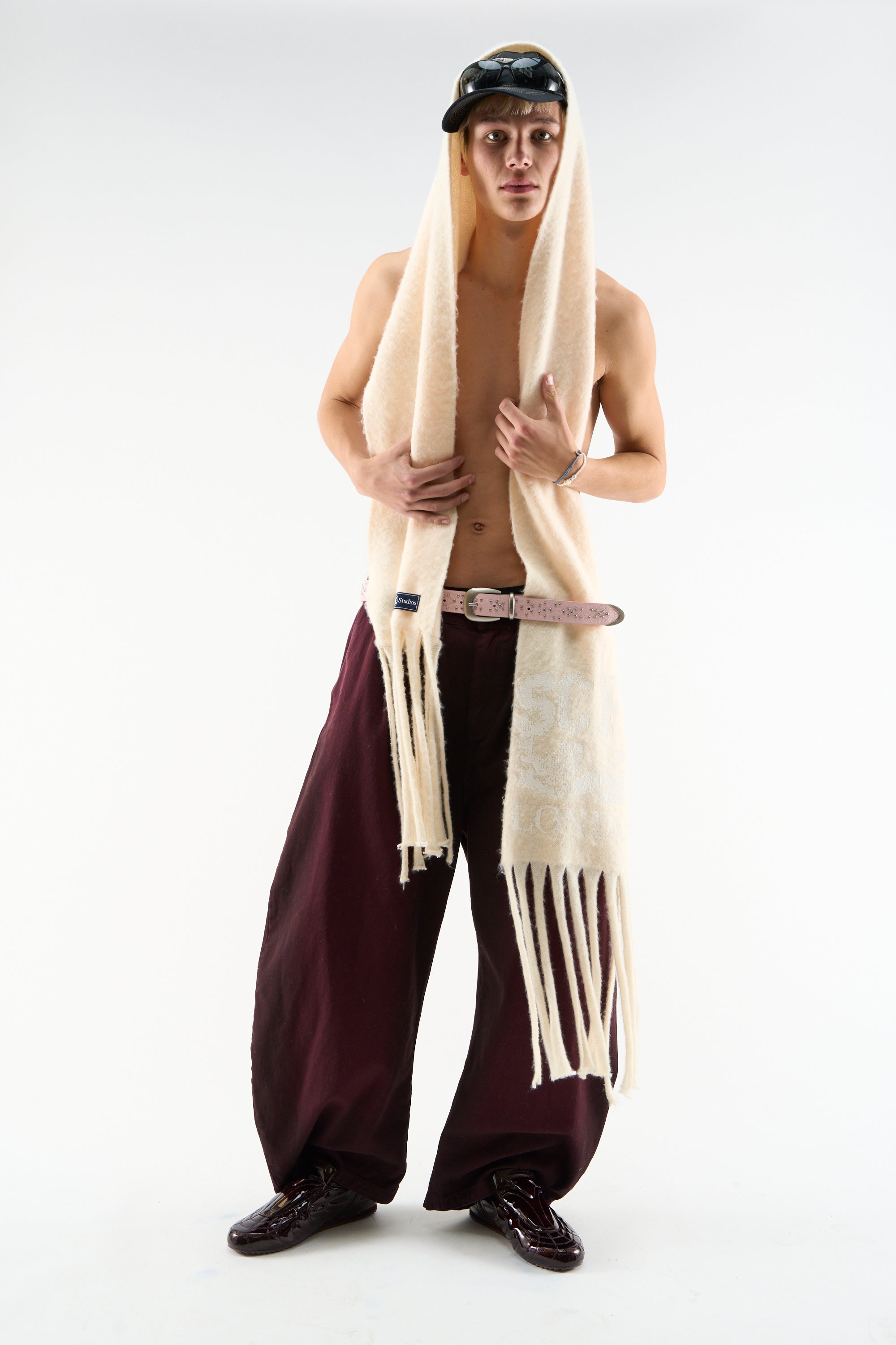 Bufanda color crudo de Londres