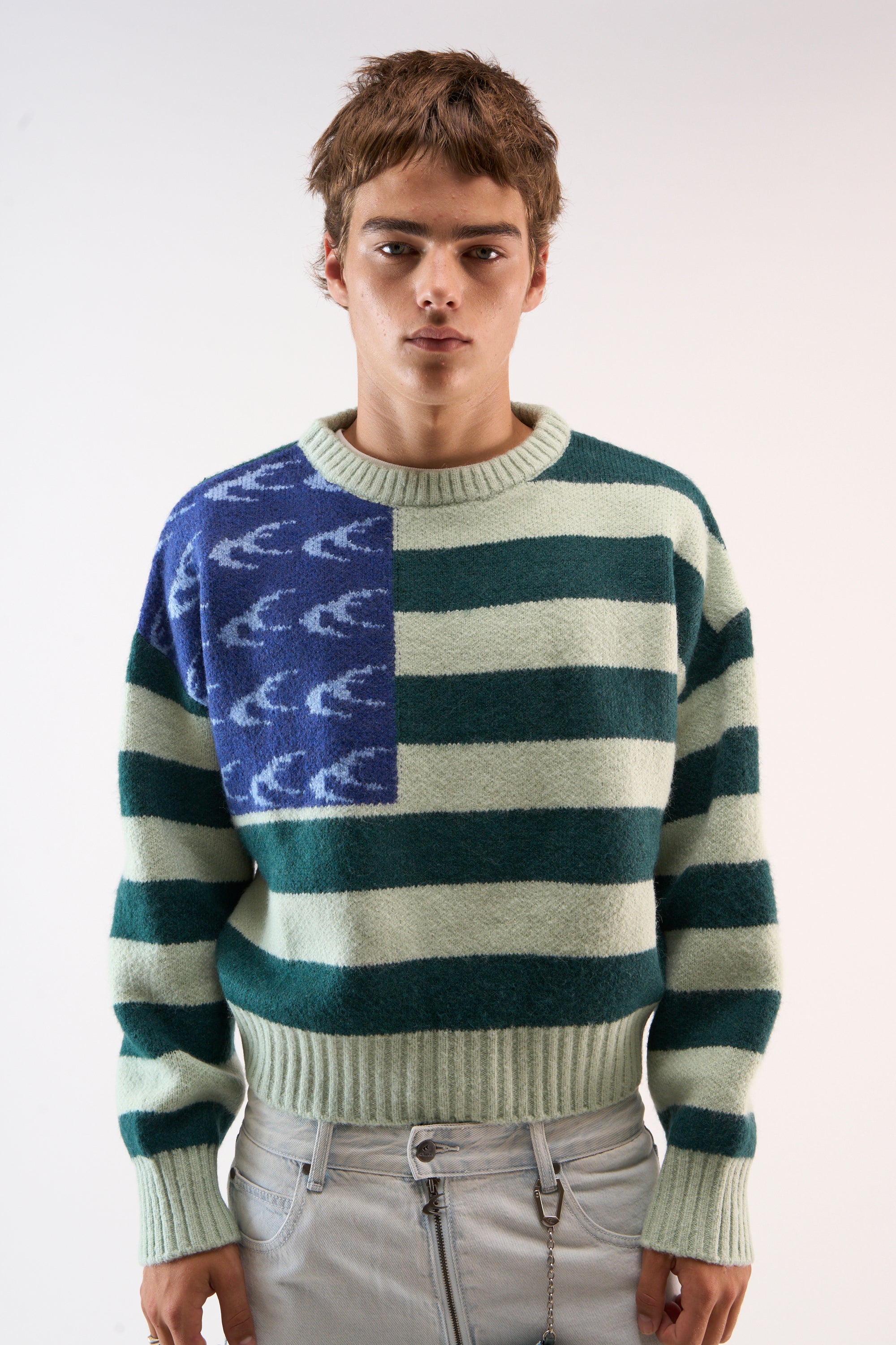 Nowhere Green Knit