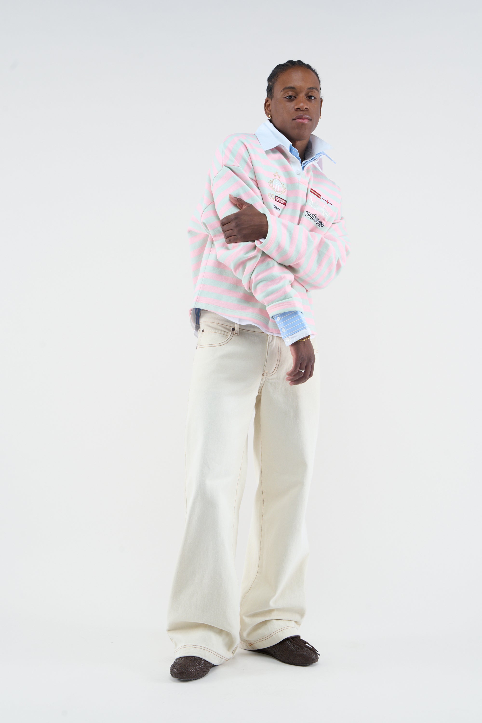 Polo rosa del alcalde