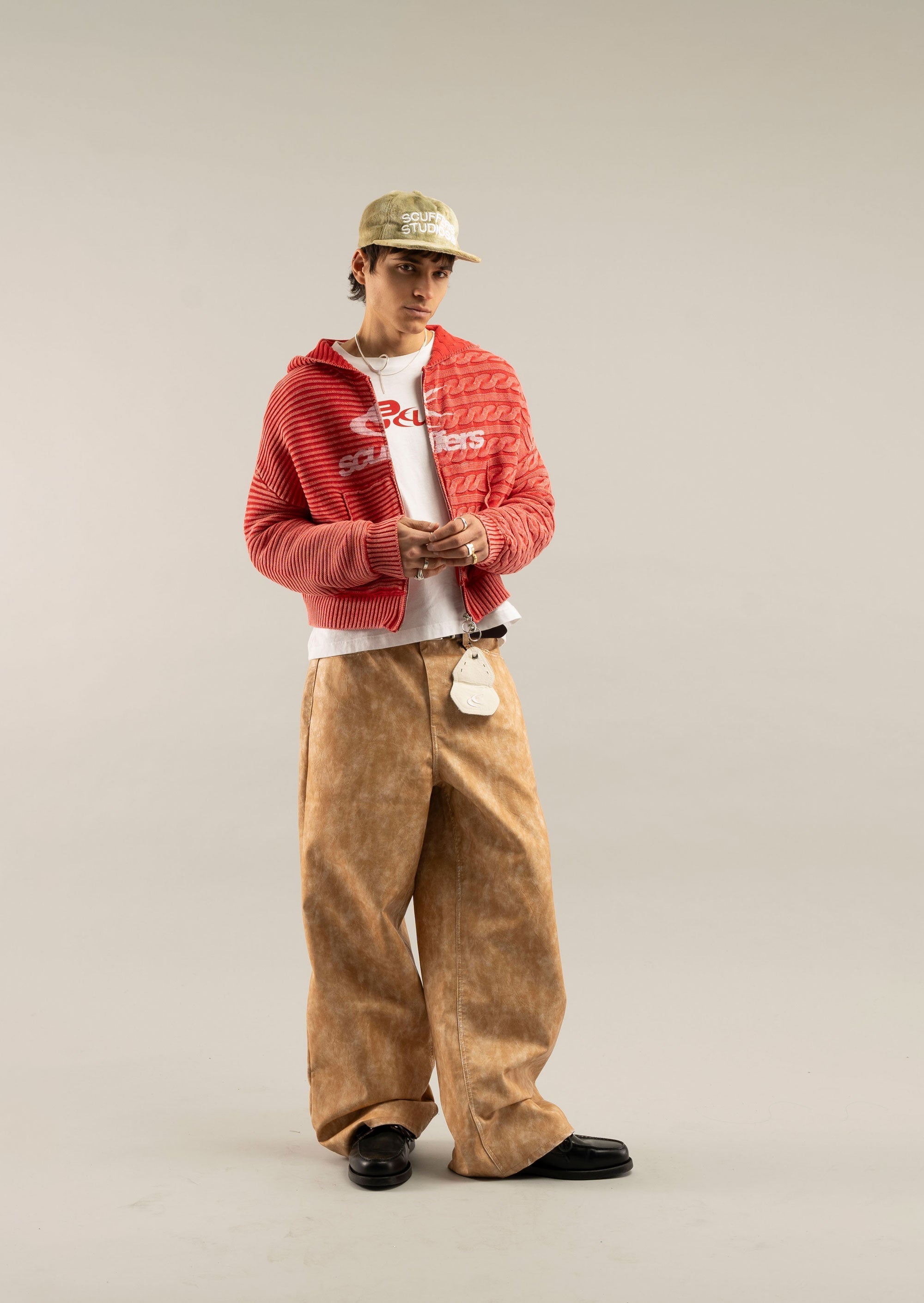 Cremallera de punto roja Frenchie