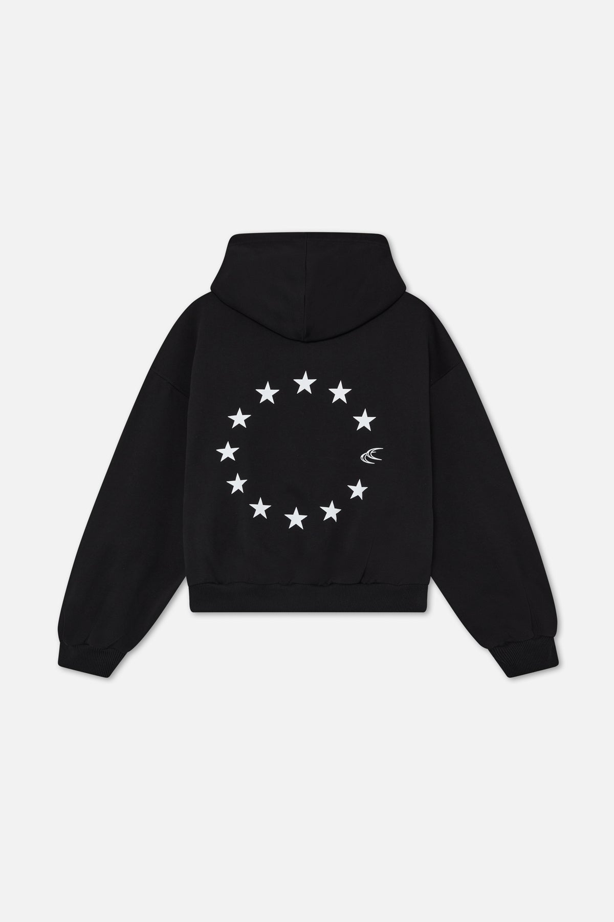 Sudadera negra con capucha EA