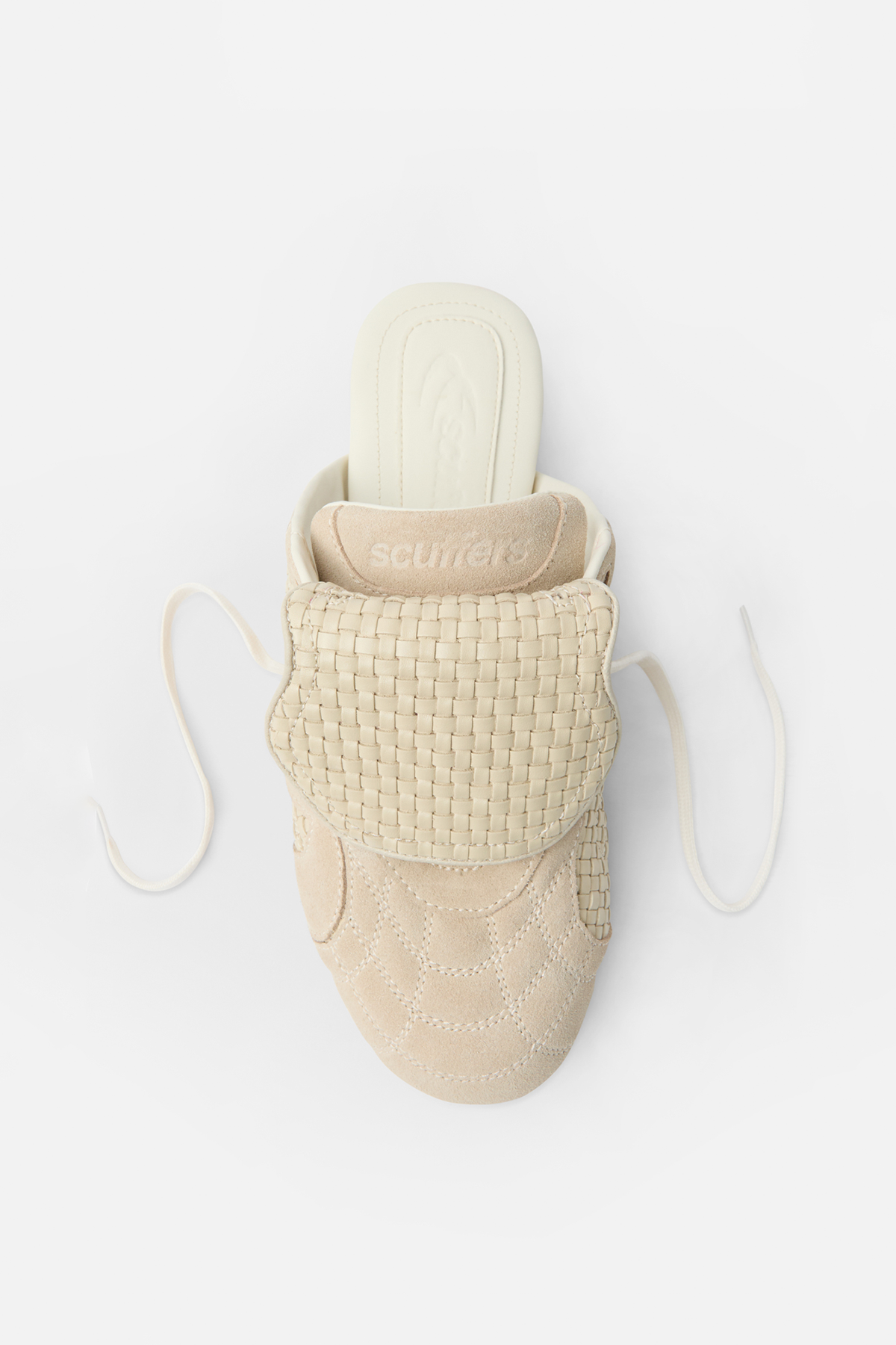 Zapatillas icónicas tipo mule color crudo