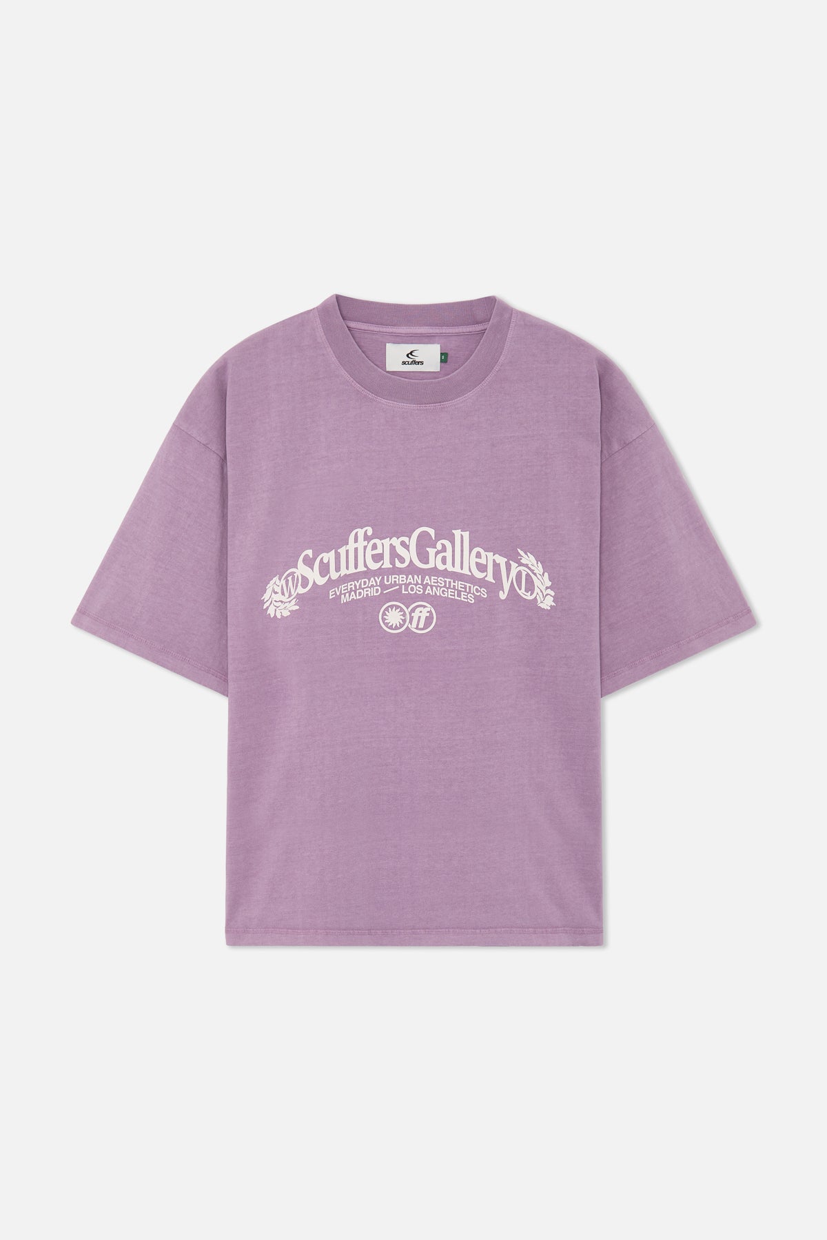 Camiseta morada de la galería