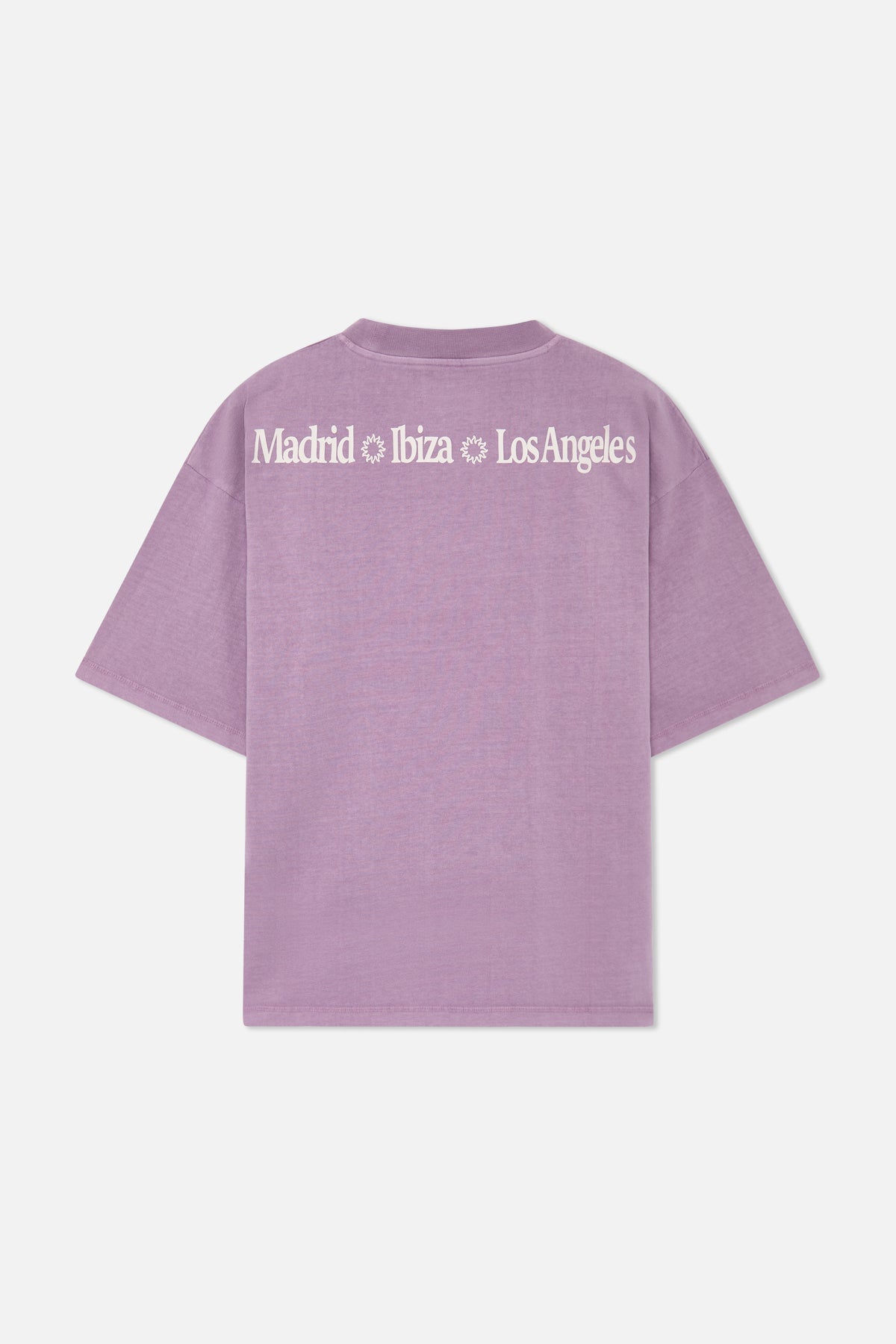Camiseta morada de la galería