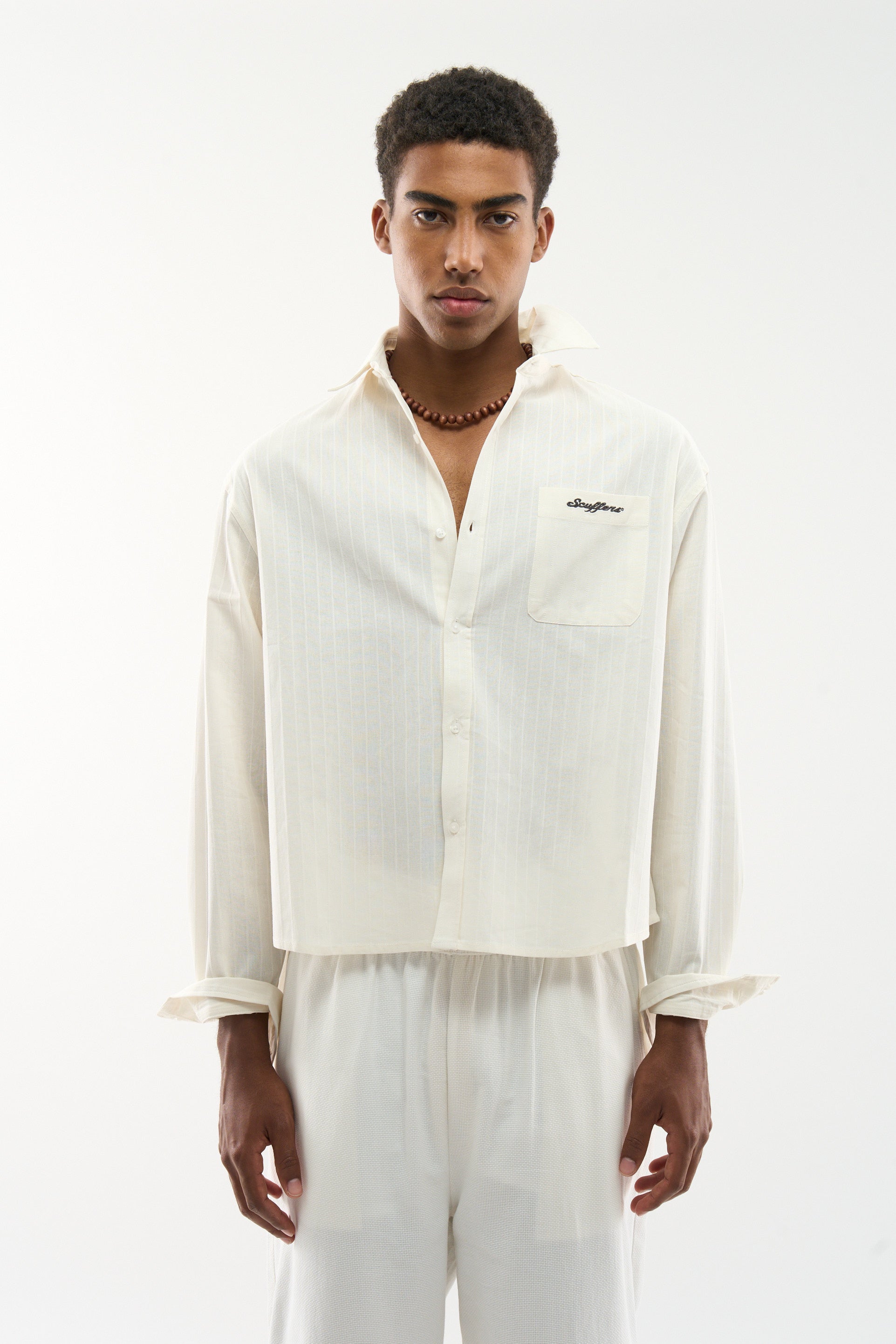 Camisa África color crudo