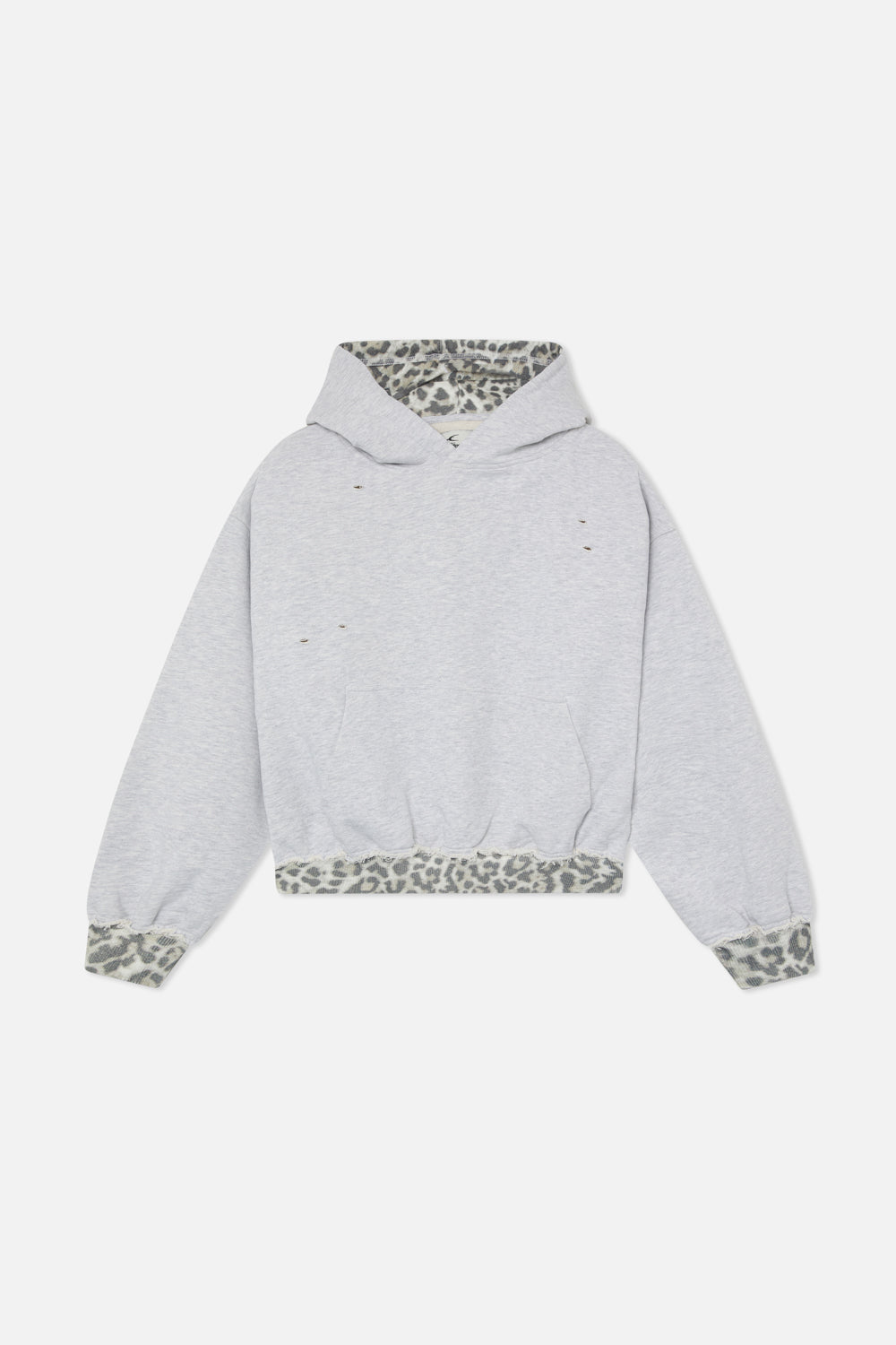Sudadera con capucha Leo Grey Melange