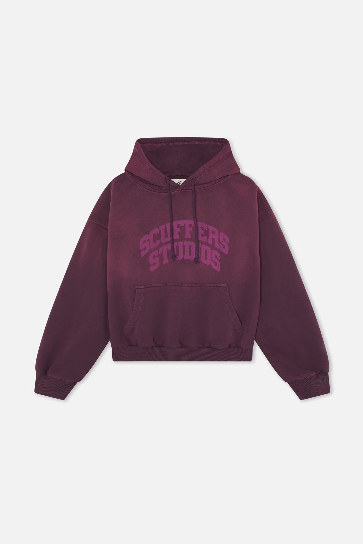 Sudadera con capucha burdeos de Locker