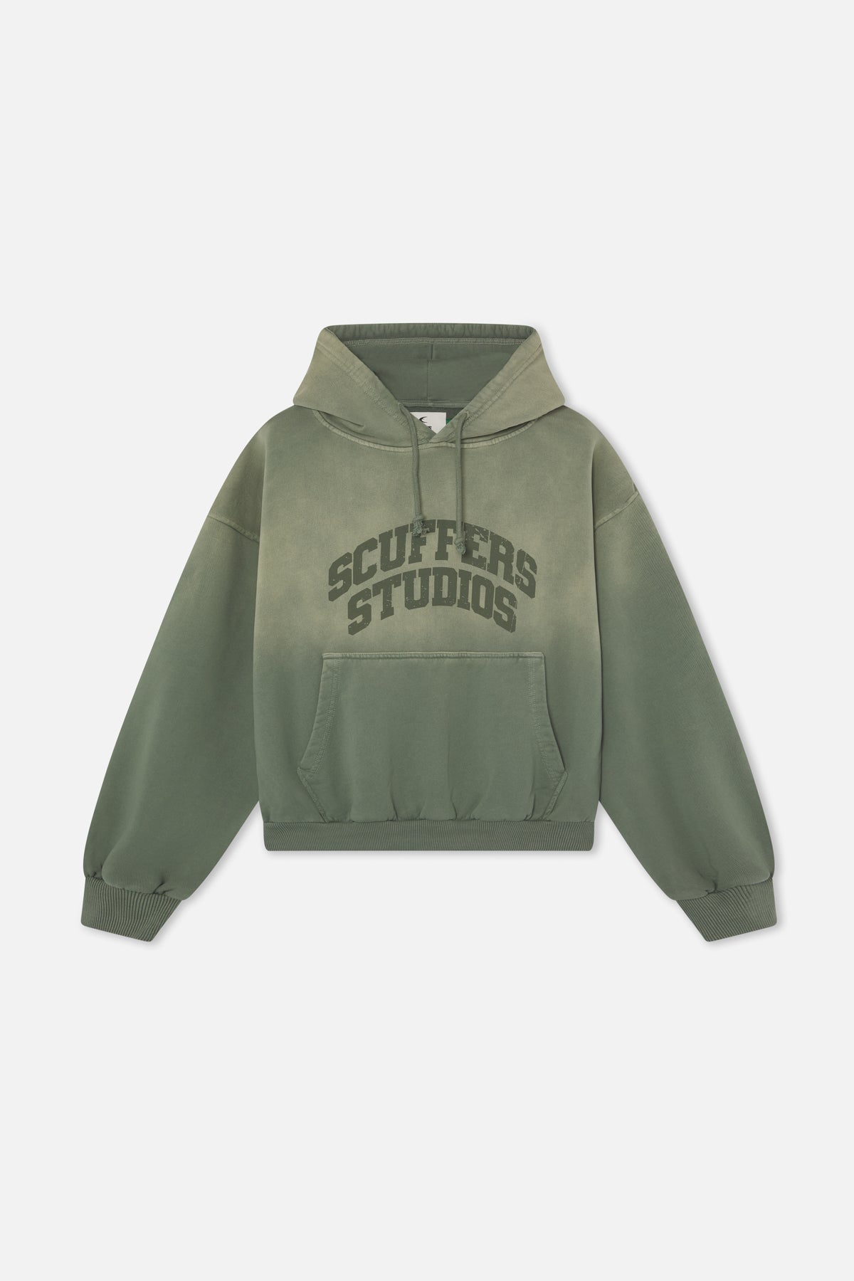 Sudadera con capucha verde de Locker