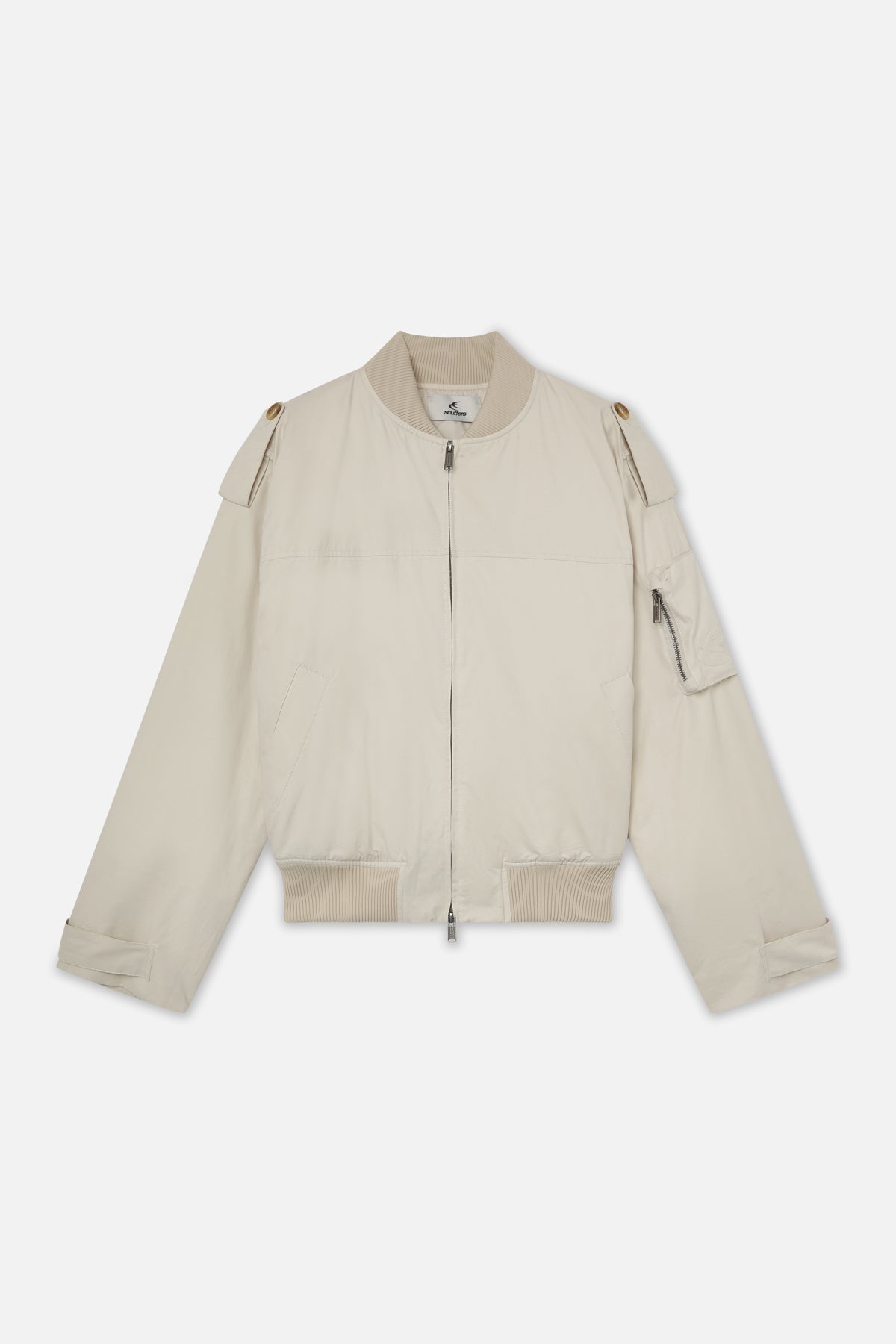 Chaqueta bomber color crudo de Londres