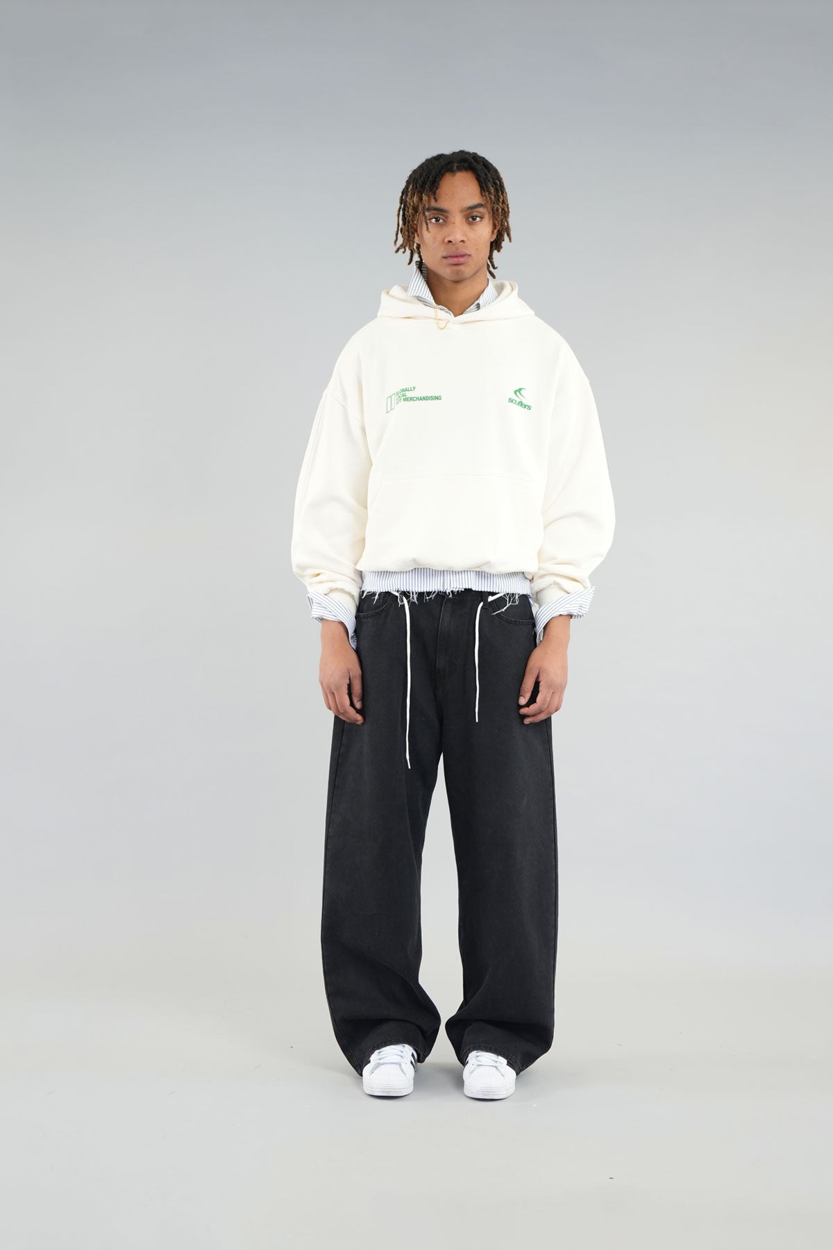 Sudadera con capucha Globally Ecru