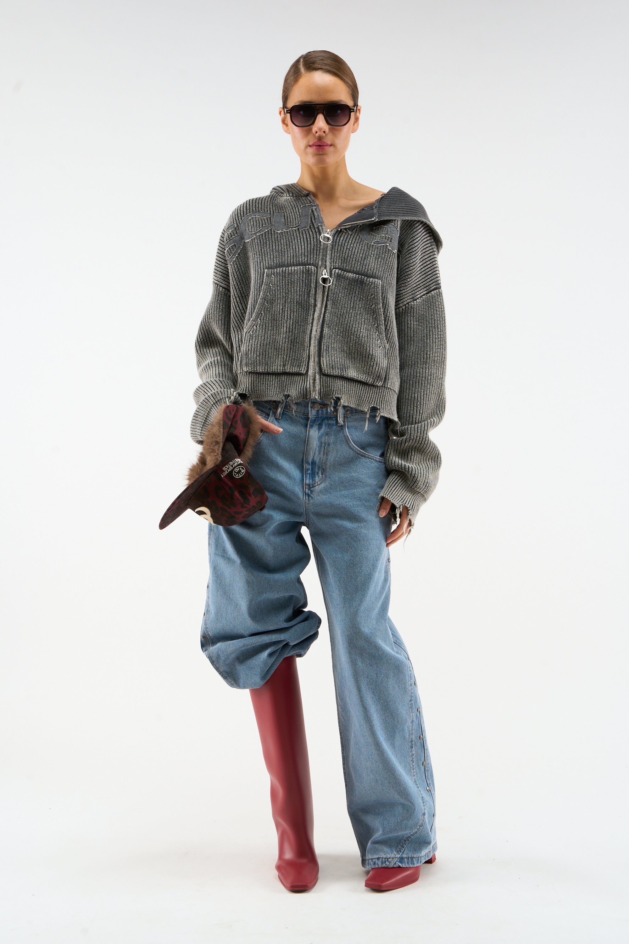 Nueva cremallera de punto Buzz Light Dark