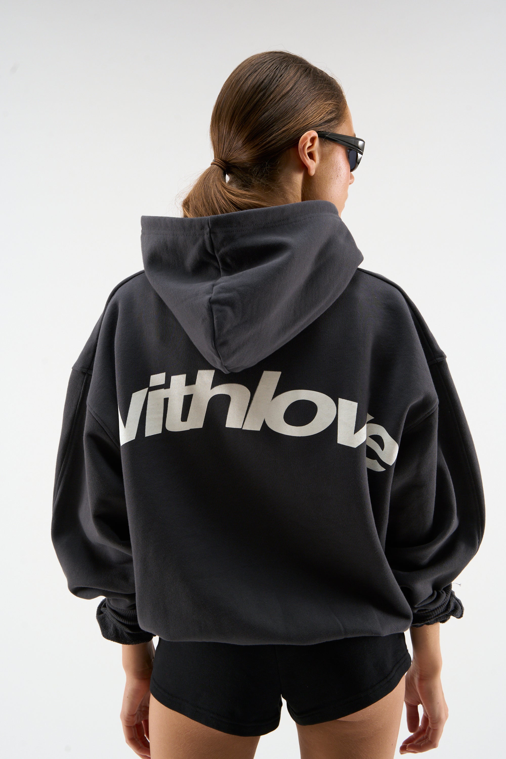 Sudadera con capucha oscura Sign