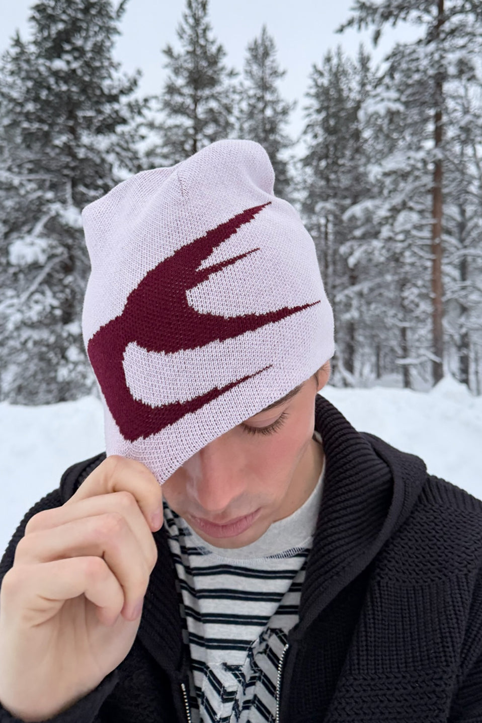 Nuevo gorro rosa Amore