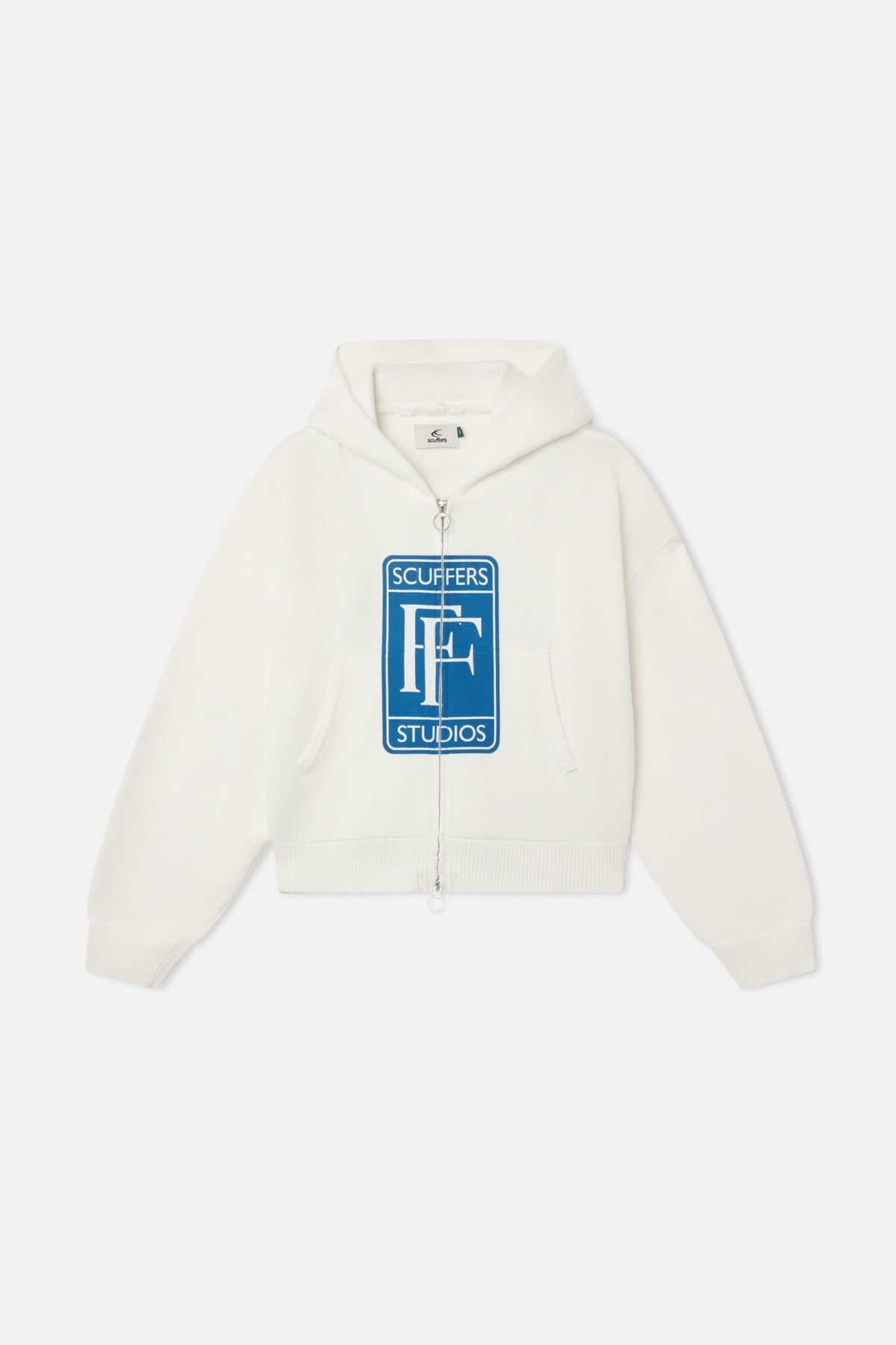 Cremallera de punto blanca Rolly