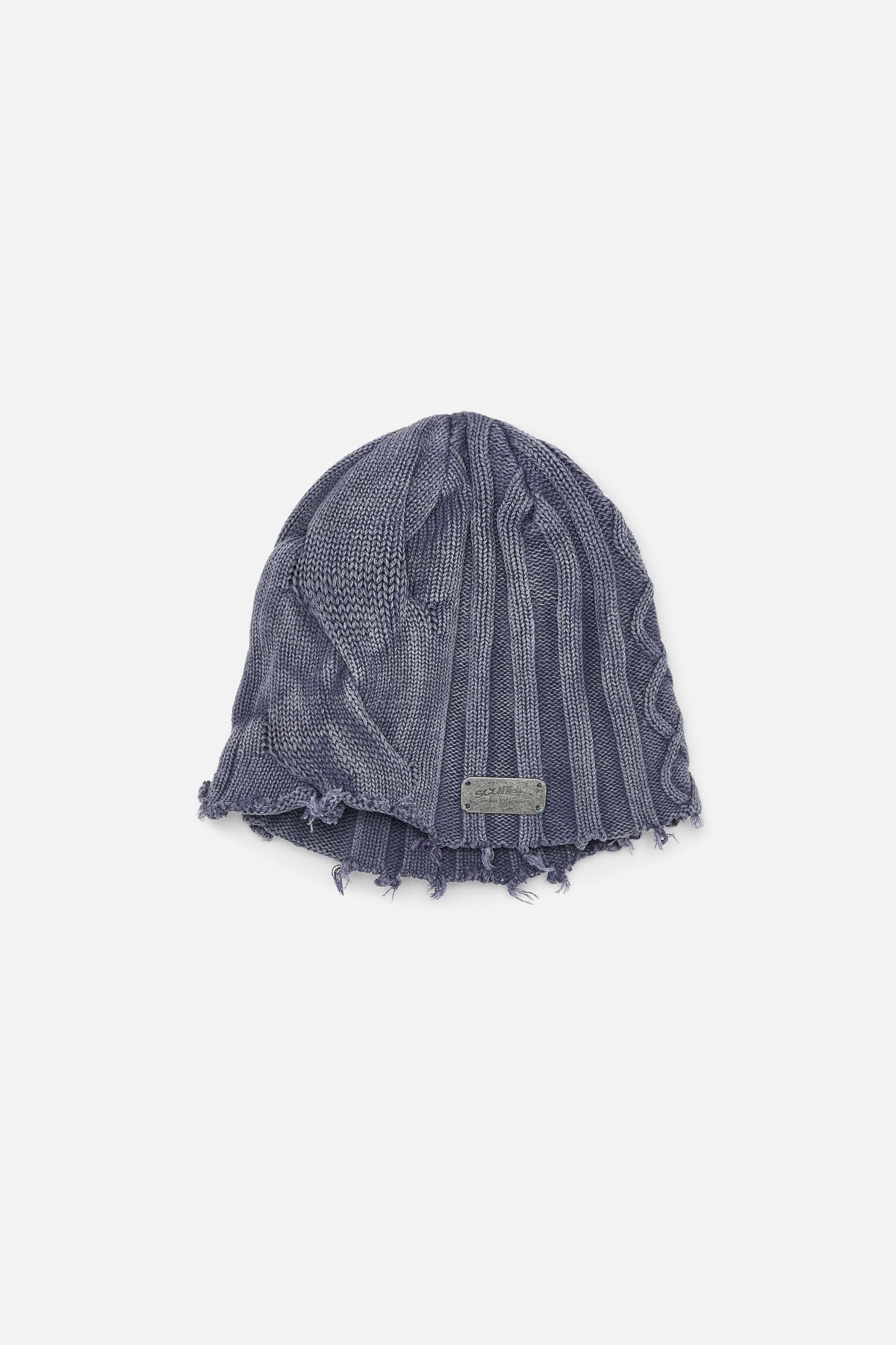 Gorro azul tipo gabardina