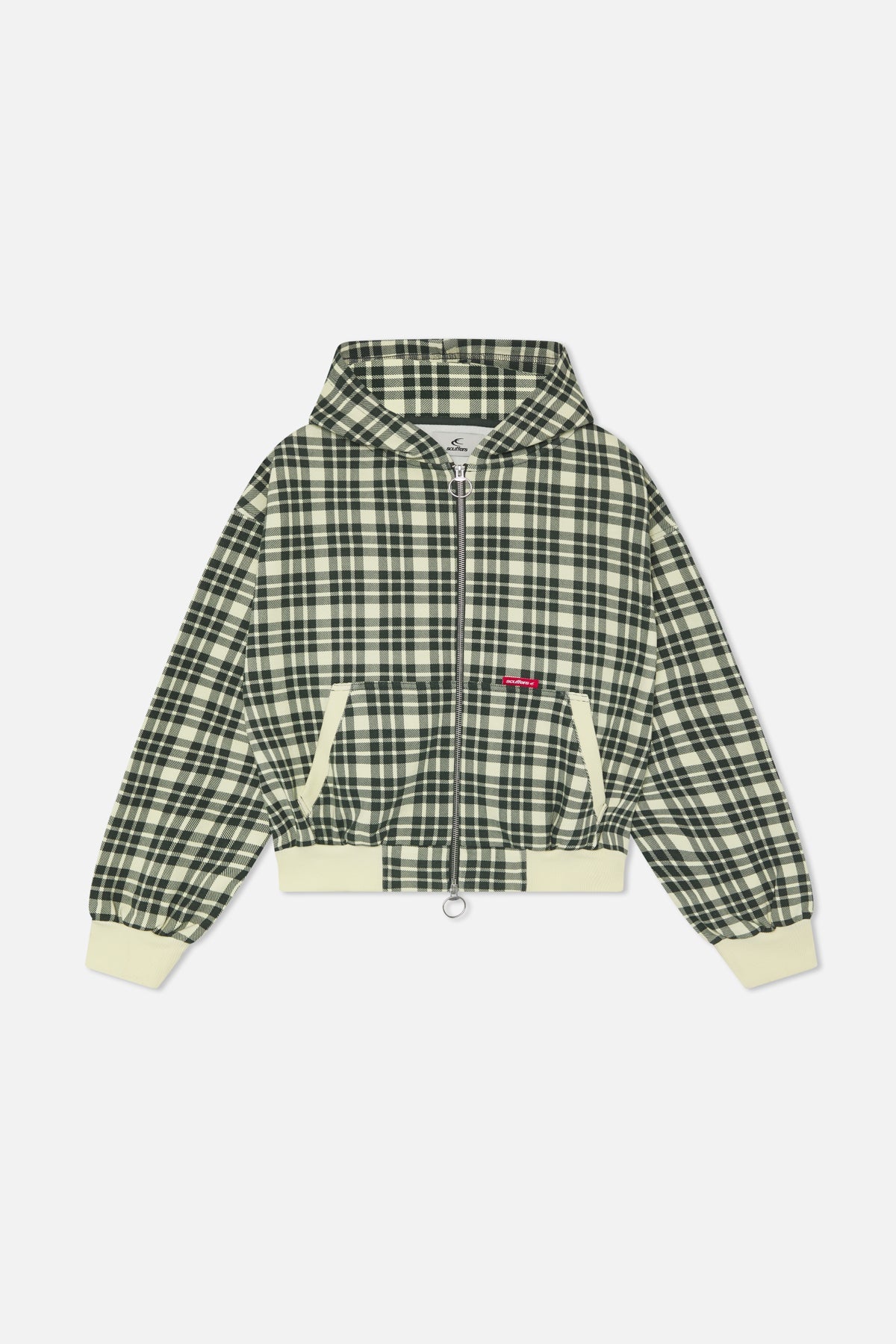 Cremallera de cuadros verdes Scff