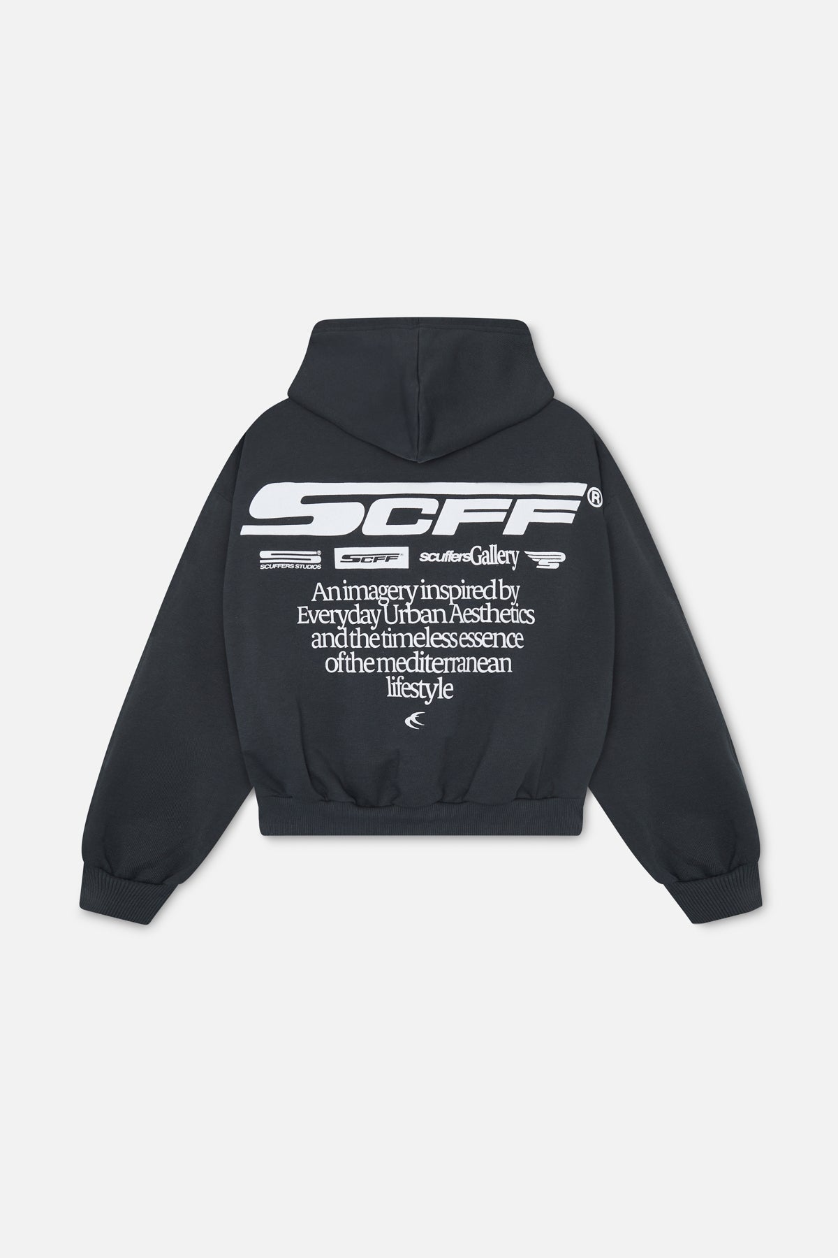 Sudadera negra con capucha de Motor Studios