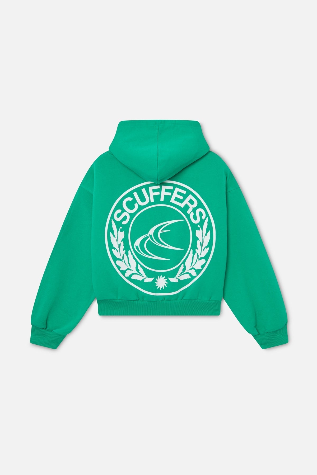 Sudadera con capucha verde CLG
