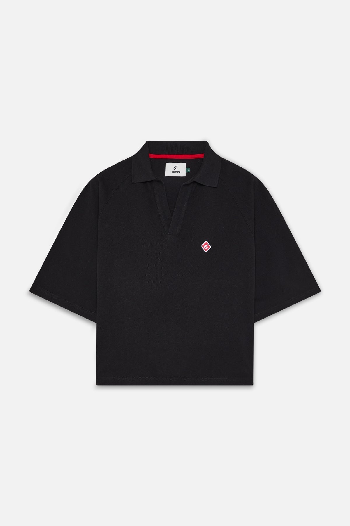 Polo negro de firma