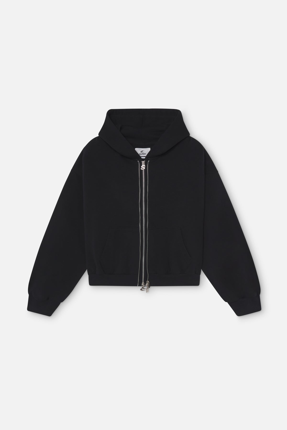 Cremallera de acero negra