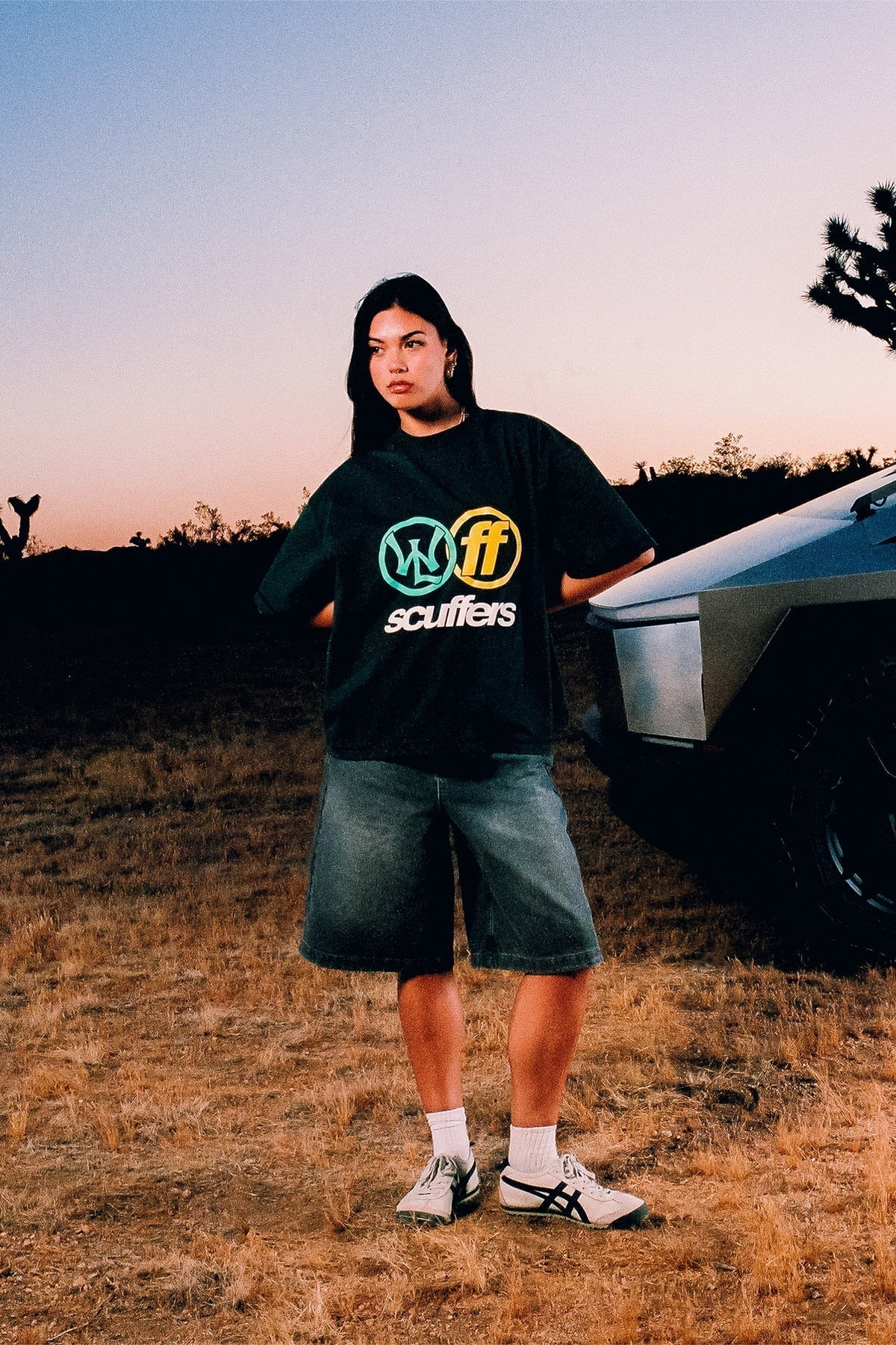 Camiseta verde de París